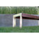 Modern Outdoor Etra Large Wood and Metal Picnic Bench