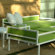 Modern Outdoor Talt Low Deep Seating Group with Cushions