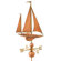 Good Directions Sailboat Estate Weathervane