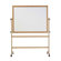 Marsh Freestanding Reversible Boards - Both sides Remarkaboard Markerboard - Oak Frame