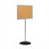 Marsh Single Pedestal Bulletin Boards - Aluminum