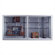 Marsh Series 50 Wall-Mounted Sliding Glass Door Trophy Cases - Plas-Cork (without Lighting)