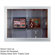 Marsh Series 70 Recessed Hinged Glass Door Trophy Cases - Natural Cork / Wood Veneer (With Lighting)