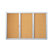 Marsh Deluxe Enclosed Bulletin Boards - Aluminum Frame