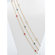 Palm Beach Jewelry Goldtone Princess Cut Birthstone Necklace