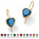 Palm Beach Jewelry Heart - Shaped Birthstone Earrings