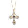 Palm Beach Jewelry Sapphire / Diamond Acc. Cross Pendant
