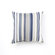 Elite Products Newport Navy Stripe Designer Print Pillow