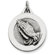 Jewelryweb Sterling Silver Antiqued Praying Hands Pendant