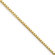 Jewelryweb 14k 1.0mm Box Chain Anklet - Lobster Claw