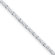 Jewelryweb Sterling Silver 2.5mm Fancy Box Chain Necklace