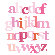 Avalisa Imagination - Letter Layers Stretched Wall Art