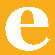 Avalisa Letter - Lower Case 'e' Stretched Wall Art