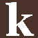 Avalisa Letter - Lower Case 'j' Stretched Wall Art