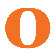Avalisa Letter - Lower Case 'o' Stretched Wall Art
