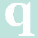 Avalisa Letter - Lower Case 'q' Stretched Wall Art