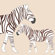 Avalisa Animal - Zebra Stretched Wall Art