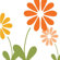 Avalisa Imagination - Simple Floral Stretched Wall Art