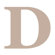 Avalisa Letter - Upper Case 'D' Stretched Wall Art