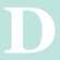 Avalisa Letter - Upper Case 'D' Stretched Wall Art