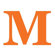 Avalisa Letter - Upper Case 'M' Stretched Wall Art