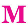 Avalisa Letter - Upper Case 'M' Stretched Wall Art