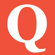 Avalisa Letter - Upper Case 'Q' Stretched Wall Art