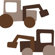 Avalisa Things That Go - Tractors Stretched Wall Art