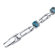 Oravo Gorgeous and Chic Round Shaped Gemstone Bracelet in Sterling Silver
