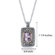 Oravo Baroness Cut 5.00 Carats Pink Amethyst Locket Style Pendant in Sterling Silver