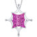 Oravo Butterfly Cut Gemstone Buff Top Large Pendant