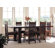 Copeland Furniture Frank Llloyd Wright Dana-Thomas 60 - 84" W x 42" D Extension 7 Piece Dining Set