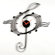Ashton Sutton Adagio Wall Clock with Music Clef in Black Matte
