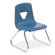 Virco 2000 Series 12" Polypropylene Classroom Sled Stacking Chair