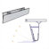 Virco Plateau Series 60" Wire Management/Modesty Panel