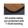 Virco 60" Octagon Mobile ContourFold Table with T-mold Edge