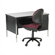 Virco 540 Series Teacher's Computer Desk with Double-Pedestals