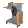 Virco Mobile Presentation Station with Wood Surfaces