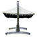 Patio Heaven Deluxe Arc Aluminum Hammock with Stand