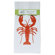 Artgoodies Organic Lobster Block Print Tea Towel