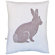 Artgoodies Bunny Block Print Squillow Accent Pillow