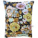 Artgoodies Bunny Block Print Squillow Accent Pillow