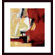 Barewalls Movement in Red Wood Framed Art Print