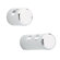 Peter Pepper Aluminum Coat/Hat Hook with 1" Diameter and Rounded Face