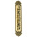 BRASS Accents Fleur De Lis 3" x 18" Pull Handle/Plate