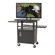 Balt Height Adjustable Flat Panel TV Cart