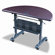 Balt Flipper Training Table, Half-Round, 48w x 24d x 29-1/2h, Mahogany                                                            