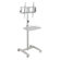Balt Lumina 25" Flat Panel Stand in Brushed Metal