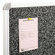 Balt Recycled Rubber-Tak Tackboard, 48 x 36, Black w/ Silver Frame