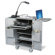 Balt "The Boss" AV Presentation Cart/Cabinet, 7 Shelves, 50 x 20-1/2 x 38-3/4, Gray